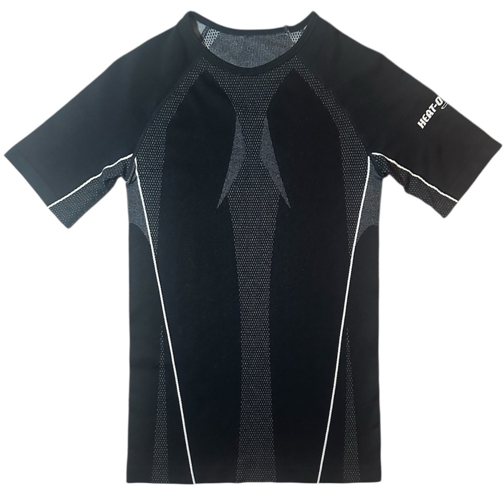 Bilt Men's Black Compression Shirt Base Layer Athletic Moto Top Size Medium